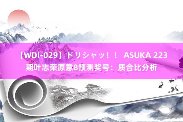 【WDI-029】ドリシャッ！！ ASUKA 223期叶志荣原意8预测奖号：质合比分析